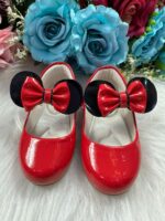 Sapatilha Flor Di Mila Minnie/Minie Vermelha - Imagem 3