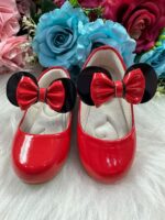 Sapatilha Flor Di Mila Minnie/Minie Vermelha - Imagem 2